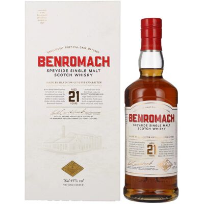 Benromach 21 Jahre Speyside Whisky 0,7l 43% Benromach 21 Jahre Speyside Whisky 0,7l 43%