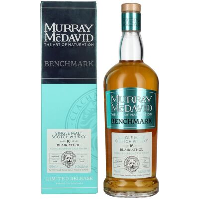 Murray McDavid Whisky Murray McDavid BENCHMARK 16 Years Old BLAIR ATHOL Koval Bourbon Cask Finish 2008 54,2% Vol. 0,7l in Geschenkbox Murray McDavid Whisky Murray McDavid BENCHMARK 16 Years Old BLAIR ATHOL Koval Bourbon Cask Finish 2008 54,2% Vol. 0,7l in Geschenkbox