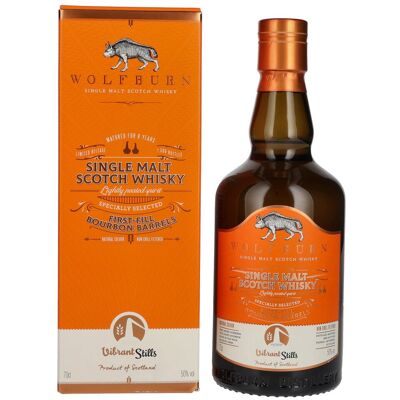 Wolfburn Whisky Wolfburn VIBRANT STILLS 8 Years Old Specially Selected First-Fill Bourbon Barrels 50% Vol. 0,7l in Geschenkbox Wolfburn Whisky Wolfburn VIBRANT STILLS 8 Years Old Specially Selected First-Fill Bourbon Barrels 50% Vol. 0,7l in Geschenkbox