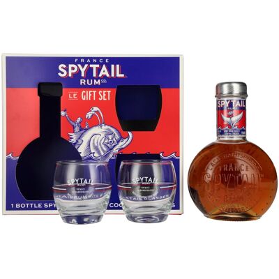 Spytail Cognac Barrels Spirit Drink 40% Vol. 0,7l in Geschenkbox mit 2 Gläsern Spytail Cognac Barrels Spirit Drink 40% Vol. 0,7l in Geschenkbox mit 2 Gläsern