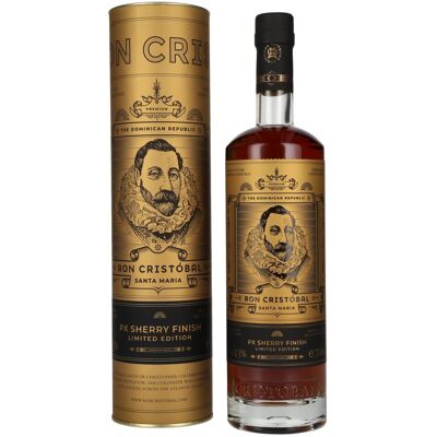 Ron Cristóbal Santa Maria PX Sherry Cask Finish 43% Vol. 0,7l in Geschenkbox Ron Cristóbal Santa Maria PX Sherry Cask Finish 43% Vol. 0,7l in Geschenkbox