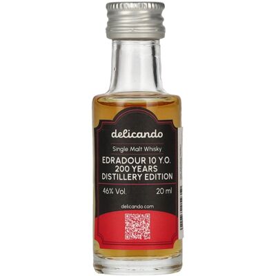 Edradour Whisky Edradour 10 Years Old 200 Years Distillery Edition 46% Vol. 0,02l Edradour Whisky Edradour 10 Years Old 200 Years Distillery Edition 46% Vol. 0,02l