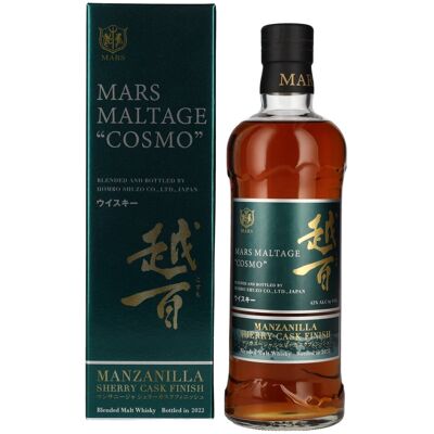 Mars Whisky Mars Maltage COSMO Manzanilla Cask Finish Japan Whisky 42% Vol. 0,7l in Geschenkbox Mars Whisky Mars Maltage COSMO Manzanilla Cask Finish Japan Whisky 42% Vol. 0,7l in Geschenkbox