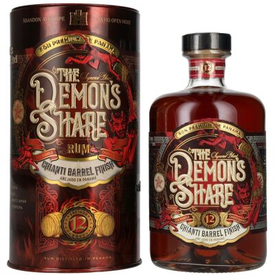 The Demon's Share Rum The Demon's Share Superior Blend Rum 12 Years Old Chianti Barrel Finish 41% Vol. 0,7l in Tinbox The Demon's Share Rum The Demon's Share Superior Blend Rum 12 Years Old Chianti Barrel Finish 41% Vol. 0,7l in Tinbox