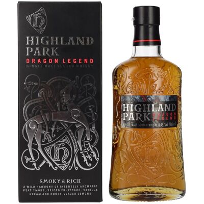 Highland Park DRAGON LEGEND Single Malt Scotch Whisky 43,1% Vol. 0,7l in Geschenkbox Highland Park DRAGON LEGEND Single Malt Scotch Whisky 43,1% Vol. 0,7l in Geschenkbox