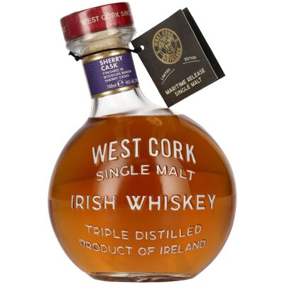 West Cork Irish Whiskey West Cork MARITIME Single Malt Irish Whiskey SHERRY CASK FINISHED Limited Edition 46% Vol. 0,7l West Cork Irish Whiskey West Cork MARITIME Single Malt Irish Whiskey SHERRY CASK FINISHED Limited Edition 46% Vol. 0,7l