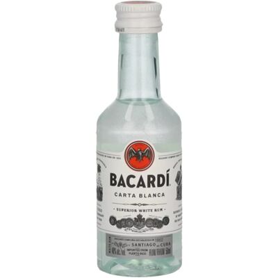Bacardi Ron Carta Blanca Superior 40% Vol. 0,05l PET Bacardi Ron Carta Blanca Superior 40% Vol. 0,05l PET