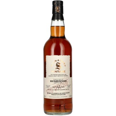 Signatory Vintage 100 Proof Edition BENRINNES 13 Years Old Single Malt #78 2012 57,1% Vol. 0,7l Signatory Vintage 100 Proof Edition BENRINNES 13 Years Old Single Malt #78 2012 57,1% Vol. 0,7l