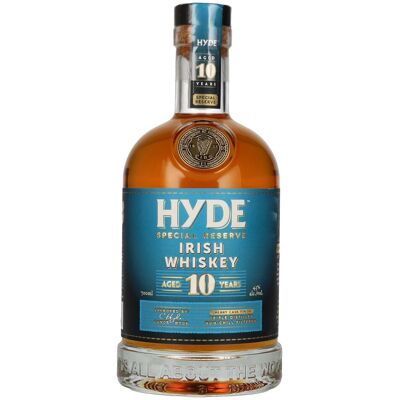 Hyde Whiskey Hyde 10 Years Old SHERRY CASK Single Malt Irish Whiskey 43% Vol. 0,7l Hyde Whiskey Hyde 10 Years Old SHERRY CASK Single Malt Irish Whiskey 43% Vol. 0,7l