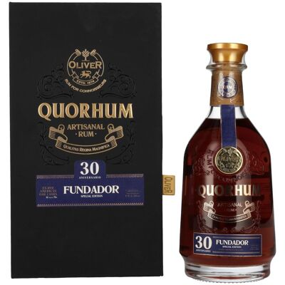 Ron Quorhum 30 Aniversario FUNDADOR Special Edition 42% Vol. 0,7l in Geschenkbox Ron Quorhum 30 Aniversario FUNDADOR Special Edition 42% Vol. 0,7l in Geschenkbox