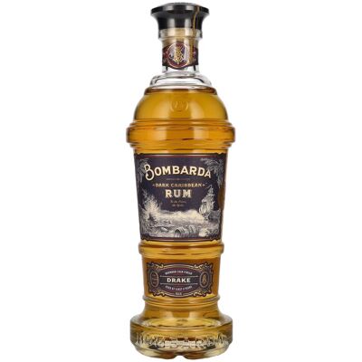 Bombarda DRAKE Dunkler Karibischer Rum - Kraftvoll, 40% Vol. Bombarda DRAKE Dunkler Karibischer Rum - Kraftvoll, 40% Vol.