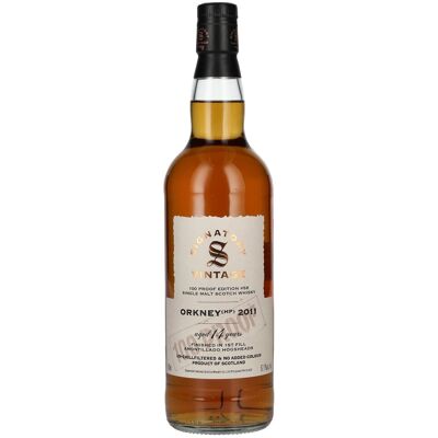 Signatory Vintage 100 Proof Edition ORKNEY (HP) 14 Years Old Amontillado Cask #58 2011 57,1% Vol. 0,7l Signatory Vintage 100 Proof Edition ORKNEY (HP) 14 Years Old Amontillado Cask #58 2011 57,1% Vol. 0,7l