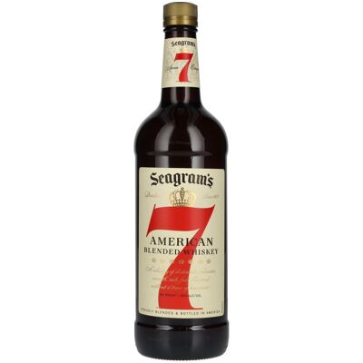 Seagram's 7 Whiskey Seagram's 7 Crown American Blended Whiskey 40% Vol. 1l Seagram's 7 Whiskey Seagram's 7 Crown American Blended Whiskey 40% Vol. 1l