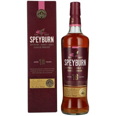 Speyburn 18 Years Old Speyside Single Malt Scotch Whisky 40% Vol. 0,7l in Geschenkbox Speyburn 18 Years Old Speyside Single Malt Scotch Whisky 40% Vol. 0,7l in Geschenkbox