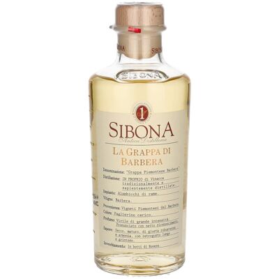 Sibona La Grappa di BARBERA 40% Vol. 0,5l Sibona La Grappa di BARBERA 40% Vol. 0,5l
