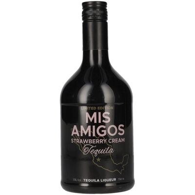 Mis Amigos Strawberry Cream Tequila Limited Edition 15% Vol. 0,7l Mis Amigos Strawberry Cream Tequila Limited Edition 15% Vol. 0,7l