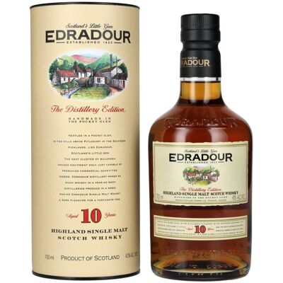Edradour Whisky Edradour 10 Years Old 43% Vol. 0,7l in Geschenkbox Edradour Whisky Edradour 10 Years Old 43% Vol. 0,7l in Geschenkbox