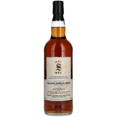 Signatory Vintage 100 Proof Edition GLENLOSSIE 12 Years Old Single Malt - Whisky Signatory Vintage 100 Proof Edition GLENLOSSIE 12 Years Old Single Malt - Whisky