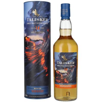 Talisker Whisky Talisker 14 Years Old MOLTEN SEAS Single Malt Special Release 2025 53,9% Vol. 0,7l in Geschenkbox Talisker Whisky Talisker 14 Years Old MOLTEN SEAS Single Malt Special Release 2025 53,9% Vol. 0,7l in Geschenkbox