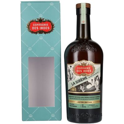 Compagnie des Indes LA SIRÈNE Original Rum Limited Edition 43% Vol. 0,7l in Geschenkbox Compagnie des Indes LA SIRÈNE Original Rum Limited Edition 43% Vol. 0,7l in Geschenkbox