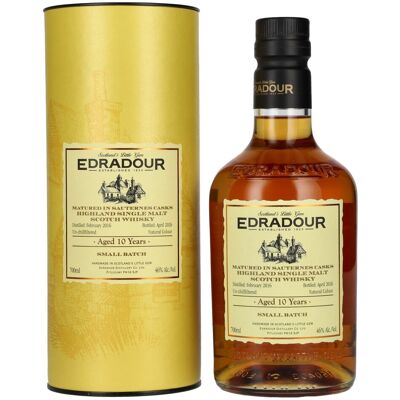 Edradour Whisky Edradour 10 Years Old Sauternes Casks Small Batch 2016 46% Vol. 0,7l in Geschenkbox Edradour Whisky Edradour 10 Years Old Sauternes Casks Small Batch 2016 46% Vol. 0,7l in Geschenkbox