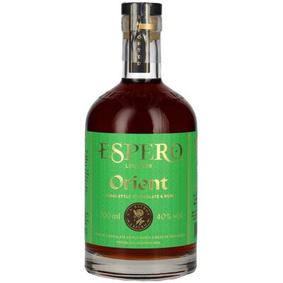 Ron Espero ORIENT Dubai Chocolate & Rum Liqueur 40% Vol. 0,7l Ron Espero ORIENT Dubai Chocolate & Rum Liqueur 40% Vol. 0,7l