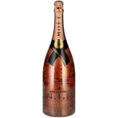 Moët & Chandon Champagne N.I.R. Dry Rosé Sec Luminous Edition 12% Vol. 1,5l Moët & Chandon Champagne N.I.R. Dry Rosé Sec Luminous Edition 12% Vol. 1,5l