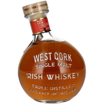 West Cork Irish Whiskey West Cork MARITIME Single Malt Irish Whiskey RUM CASK FINISHED Limited Edition 46% Vol. 0,7l West Cork Irish Whiskey West Cork MARITIME Single Malt Irish Whiskey RUM CASK FINISHED Limited Edition 46% Vol. 0,7l