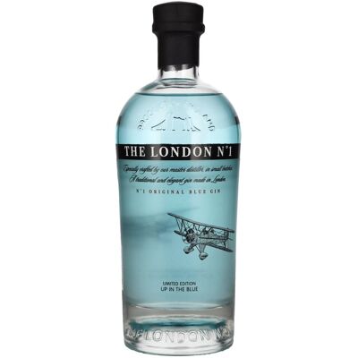 The London N°1 Gin The London No. 1 ORIGINAL BLUE GIN Limited Edition UP IN THE BLUE 43% Vol. 1l The London N°1 Gin The London No. 1 ORIGINAL BLUE GIN Limited Edition UP IN THE BLUE 43% Vol. 1l