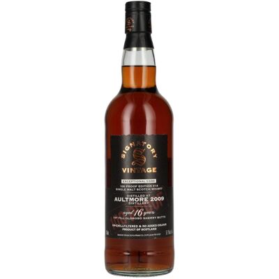 Signatory Vintage 100 Proof Edition AULTMORE 2009 16 Years Old Exceptional Cask #14 57,1% Vol. 0,7l Signatory Vintage 100 Proof Edition AULTMORE 2009 16 Years Old Exceptional Cask #14 57,1% Vol. 0,7l