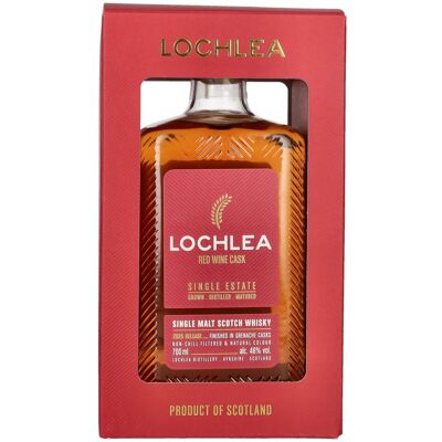 Lochlea RED WINE CASK Single Estate Single Malt Scotch Whisky Release 2025 46% Vol. 0,7l in Geschenkbox Lochlea RED WINE CASK Single Estate Single Malt Scotch Whisky Release 2025 46% Vol. 0,7l in Geschenkbox