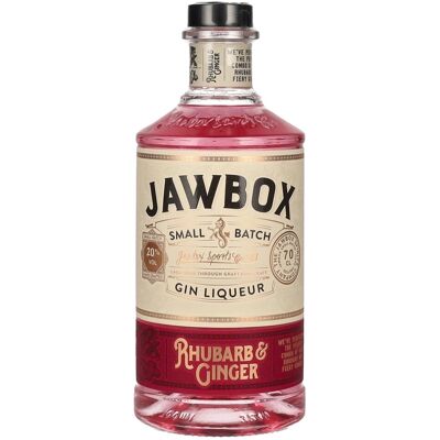 Jawbox Gin Jawbox RHUBARB & GINGER Small Batch Gin Liqueur 20% Vol. 0,7l Jawbox Gin Jawbox RHUBARB & GINGER Small Batch Gin Liqueur 20% Vol. 0,7l