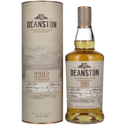 Deanston Whisky Deanston 20 Years Old Organic American Oak Highland Single Malt 2002 49,7% Vol. 0,7l in Geschenkbox Deanston Whisky Deanston 20 Years Old Organic American Oak Highland Single Malt 2002 49,7% Vol. 0,7l in Geschenkbox
