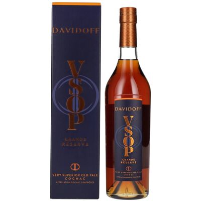 Davidoff Cognac Davidoff VSOP Grande Réserve Cognac 40% Vol. 0,7l in Geschenkbox Davidoff Cognac Davidoff VSOP Grande Réserve Cognac 40% Vol. 0,7l in Geschenkbox