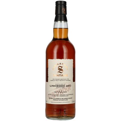 Signatory Vintage 100 Proof Edition LINKWOOD 14 Years Old Single Malt #72 2011 57,1% Vol. 0,7l Signatory Vintage 100 Proof Edition LINKWOOD 14 Years Old Single Malt #72 2011 57,1% Vol. 0,7l