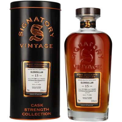 Signatory Vintage GLENDULLAN 15 Years Old 1st Fill Oloroso Cask Strength #10 2009 55,5% Vol. 0,7l in Tinbox Signatory Vintage GLENDULLAN 15 Years Old 1st Fill Oloroso Cask Strength #10 2009 55,5% Vol. 0,7l in Tinbox