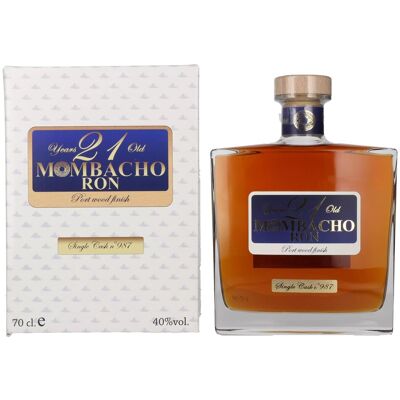 Mombacho Ron 21 Years Old Port Wood Finish 40% Vol. 0,7l in Geschenkbox Mombacho Ron 21 Years Old Port Wood Finish 40% Vol. 0,7l in Geschenkbox