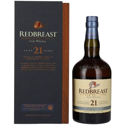Redbreast 21 Years Old Single Pot Still Irish Whiskey 46% Vol. 0,7l in Holzkiste Redbreast 21 Years Old Single Pot Still Irish Whiskey 46% Vol. 0,7l in Holzkiste