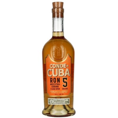 Conde de Cuba 5 Solera Ron Ancestral Cubano 38% Vol. 0,7l Conde de Cuba 5 Solera Ron Ancestral Cubano 38% Vol. 0,7l