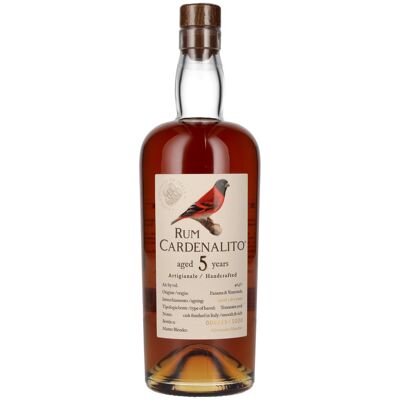 Rum Cardenaltio Rum Cardenalito 5 Years Old Handcrafted Rum 40,3% Vol. 0,7l Rum Cardenaltio Rum Cardenalito 5 Years Old Handcrafted Rum 40,3% Vol. 0,7l