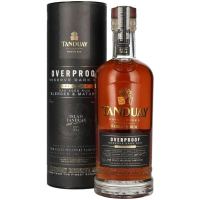 Tanduay Rum Tanduay Overproof Reserve Dark Rum 101 Proof 50,5% Vol. 0,7l in Geschenkbox Tanduay Rum Tanduay Overproof Reserve Dark Rum 101 Proof 50,5% Vol. 0,7l in Geschenkbox