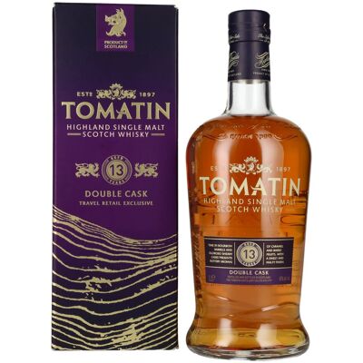 Tomatin Whisky Tomatin 13 Years Old DOUBLE CASK Travel Retail 43% Vol. 1l in Geschenkbox Tomatin Whisky Tomatin 13 Years Old DOUBLE CASK Travel Retail 43% Vol. 1l in Geschenkbox