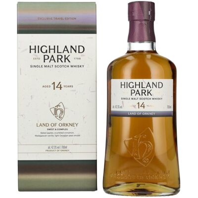 Highland Park 14 Years Old LAND OF ORKNEY Single Malt Scotch Whisky 42,3% Vol. 0,7l in Geschenkbox Highland Park 14 Years Old LAND OF ORKNEY Single Malt Scotch Whisky 42,3% Vol. 0,7l in Geschenkbox