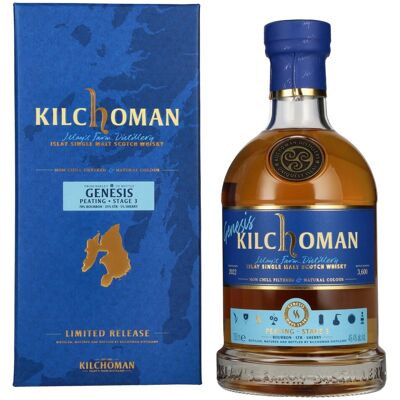 Kilchoman GENESIS PEATING Stage 3 49,4% Vol. 0,7l in Geschenkbox Kilchoman GENESIS PEATING Stage 3 49,4% Vol. 0,7l in Geschenkbox