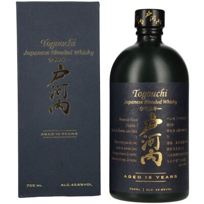 Togouchi Whisky Togouchi 15 Years Old Japanese Blended Whisky 43,8% Vol. 0,7l in Geschenkbox Togouchi Whisky Togouchi 15 Years Old Japanese Blended Whisky 43,8% Vol. 0,7l in Geschenkbox