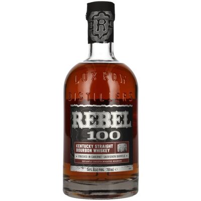 Rebel 100 Kentucky Straight Bourbon Cabernet Sauvignon Finish Whiskey 50% Vol. 0,7l Rebel 100 Kentucky Straight Bourbon Cabernet Sauvignon Finish Whiskey 50% Vol. 0,7l