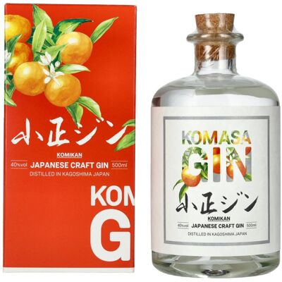 Komasa Gin SAKURAJIMA KOMIKAN 40% Vol. 0,5l in Geschenkbox Komasa Gin SAKURAJIMA KOMIKAN 40% Vol. 0,5l in Geschenkbox