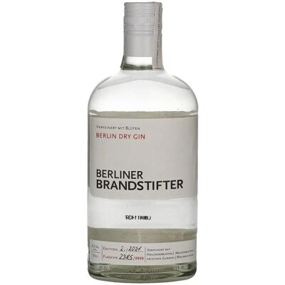 Berliner Brandstifter Berlin Dry Gin 43,3% Vol. 0,7l Berliner Brandstifter Berlin Dry Gin 43,3% Vol. 0,7l
