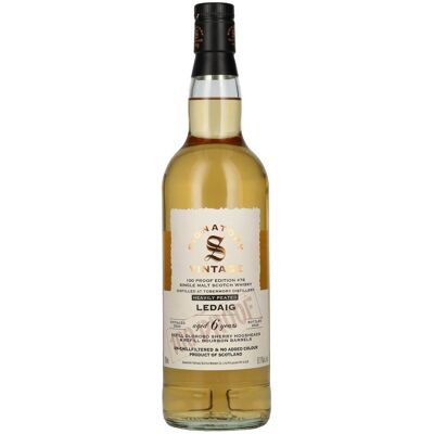 Signatory Vintage 100 Proof Edition LEDAIG 6 Years Old Single Malt #76 2020 57,1% Vol. 0,7l Signatory Vintage 100 Proof Edition LEDAIG 6 Years Old Single Malt #76 2020 57,1% Vol. 0,7l