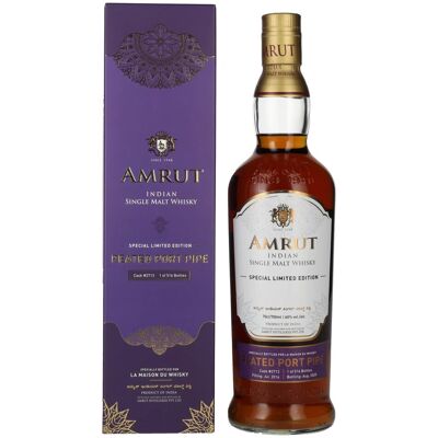 Amrut PORT PIPE Indischer Single Malt Whisky - Whisky - 60% Vol. Amrut PORT PIPE Indischer Single Malt Whisky - Whisky - 60% Vol.